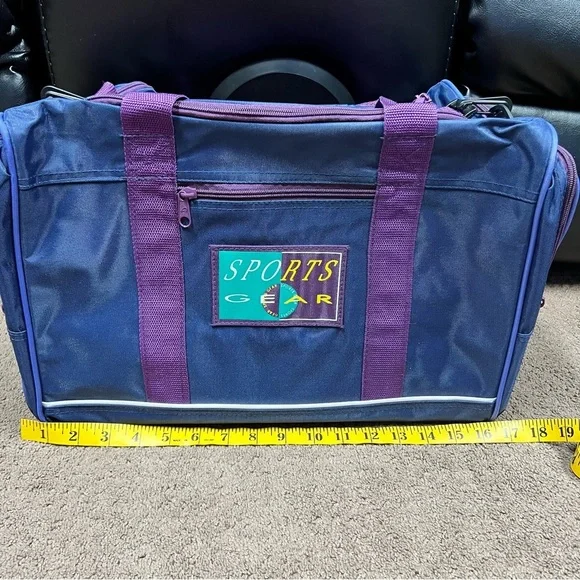 Vintage Sports Gear 80s-90s Duffle Bag gym bag travel bag euc - Picture 8 of 11